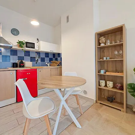 Plage, Promenade & Confort - Wifi, Ac, 4 Pers Daire Nice