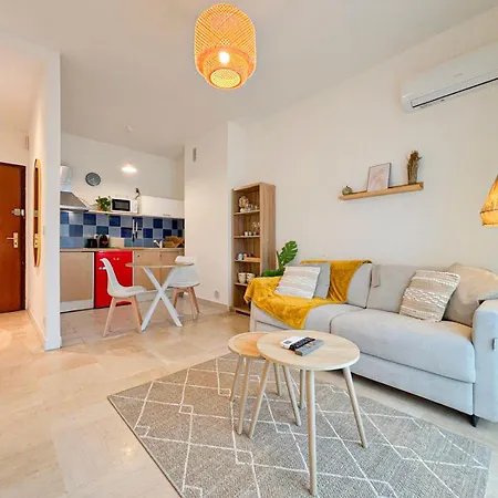 Plage, Promenade & Confort - Wifi, Ac, 4 Pers Daire *