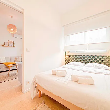 Plage, Promenade & Confort - Wifi, Ac, 4 Pers Daire