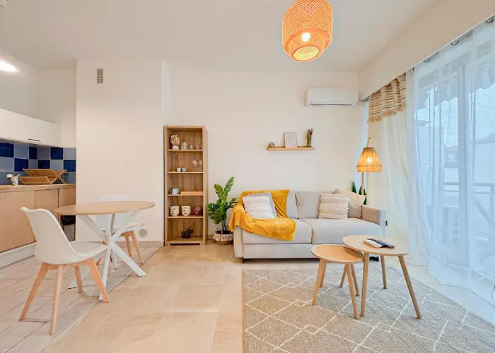 Plage, Promenade & Confort - Wifi, Ac, 4 Pers Nice